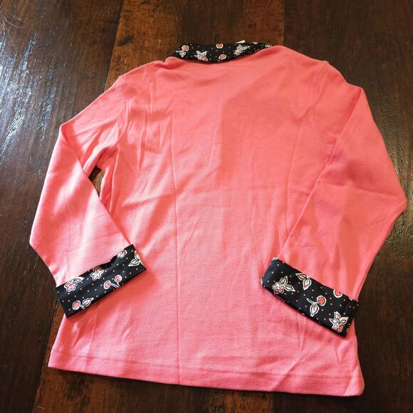 Christopher & Banks Size S Retro Novelty Soft Knit Cherry Print Pullover Cute - Picture 7 of 8